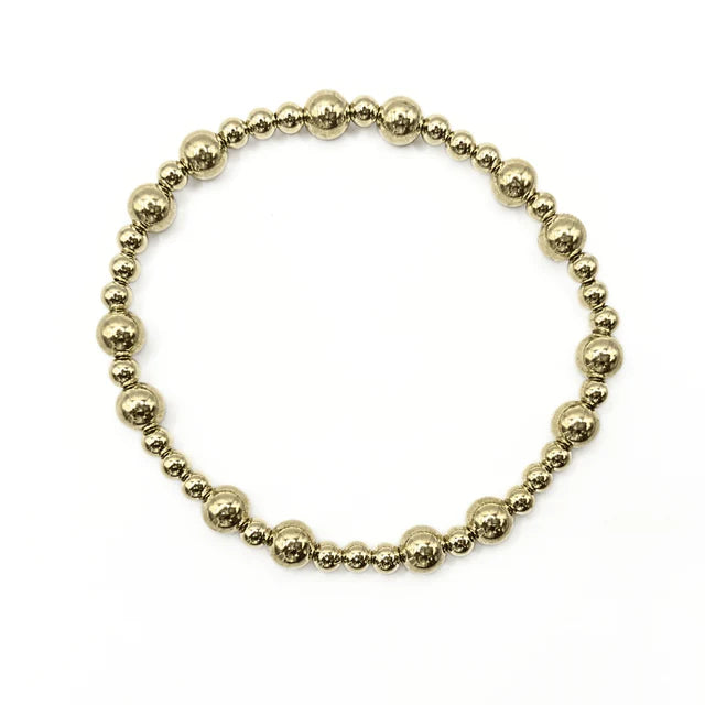 Charleston 4mm 14K Gold-Filled Beaded Bracelet