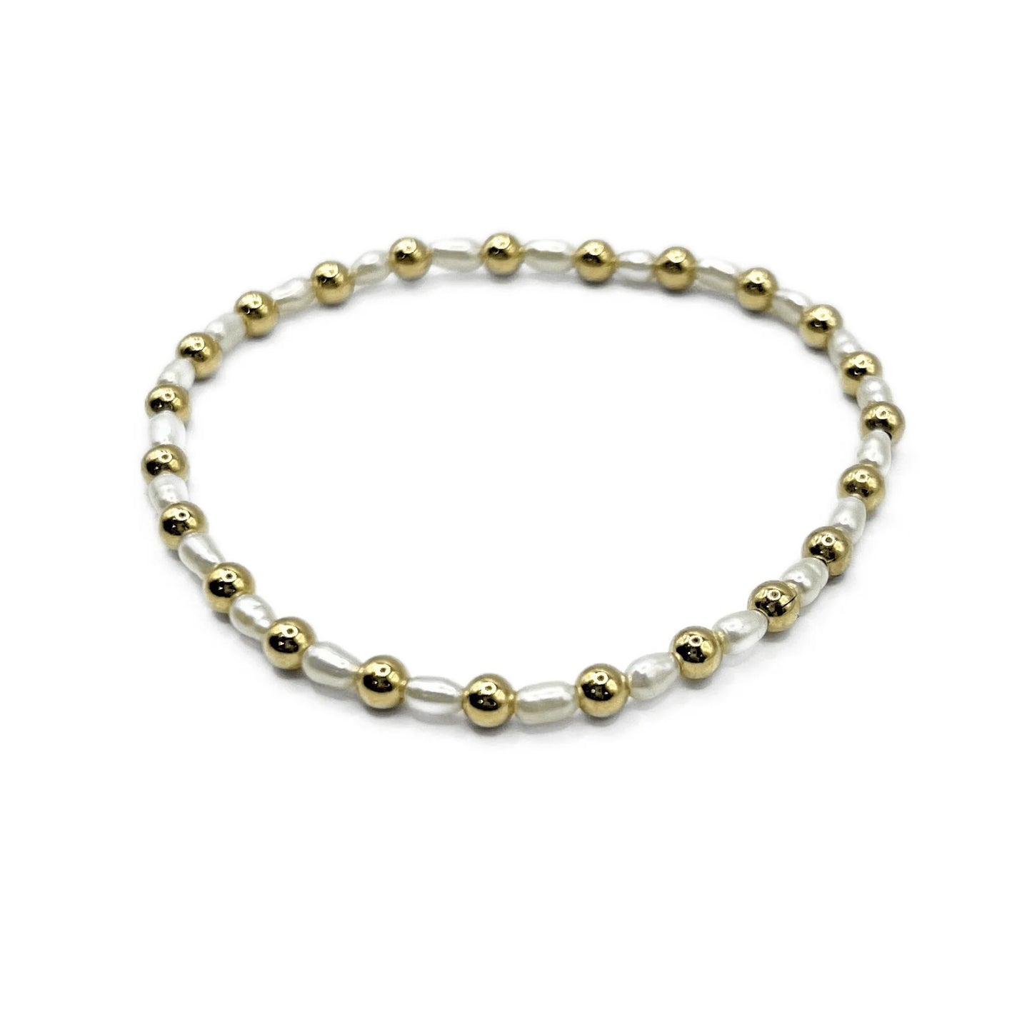 4mm Montauk 14K Gold & Pearl Waterproof Bracelet