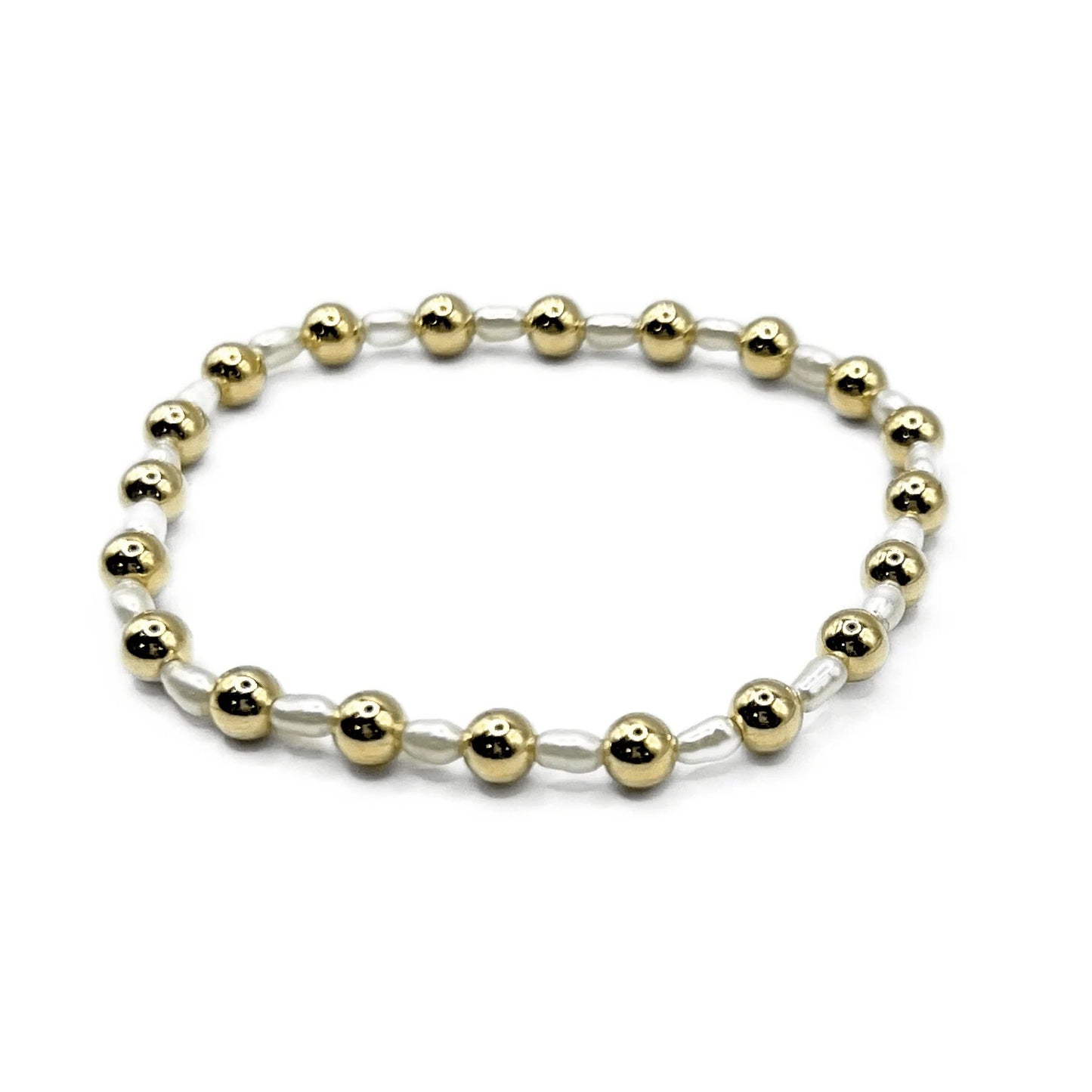 5mm Montauk 14K Gold & Pearl Waterproof Bracelet