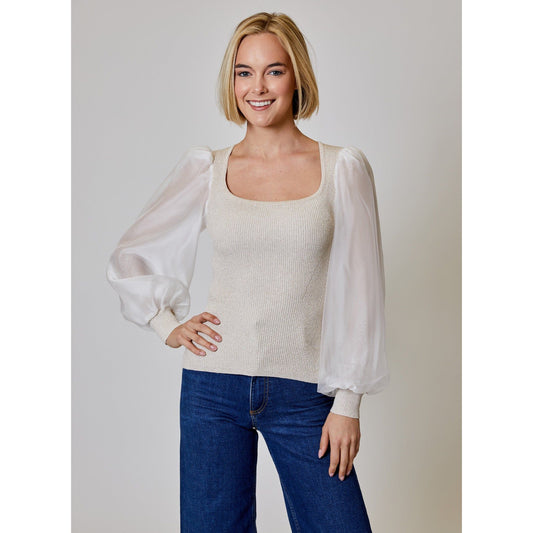 Mariah Top in Winter White