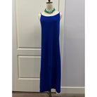 Rhodadresslongdressblue