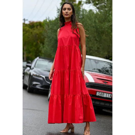 Helena Dress Red