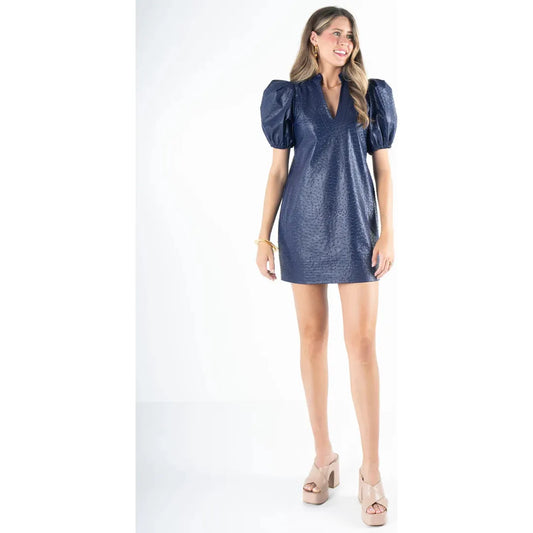 Hampton Dress-Navy