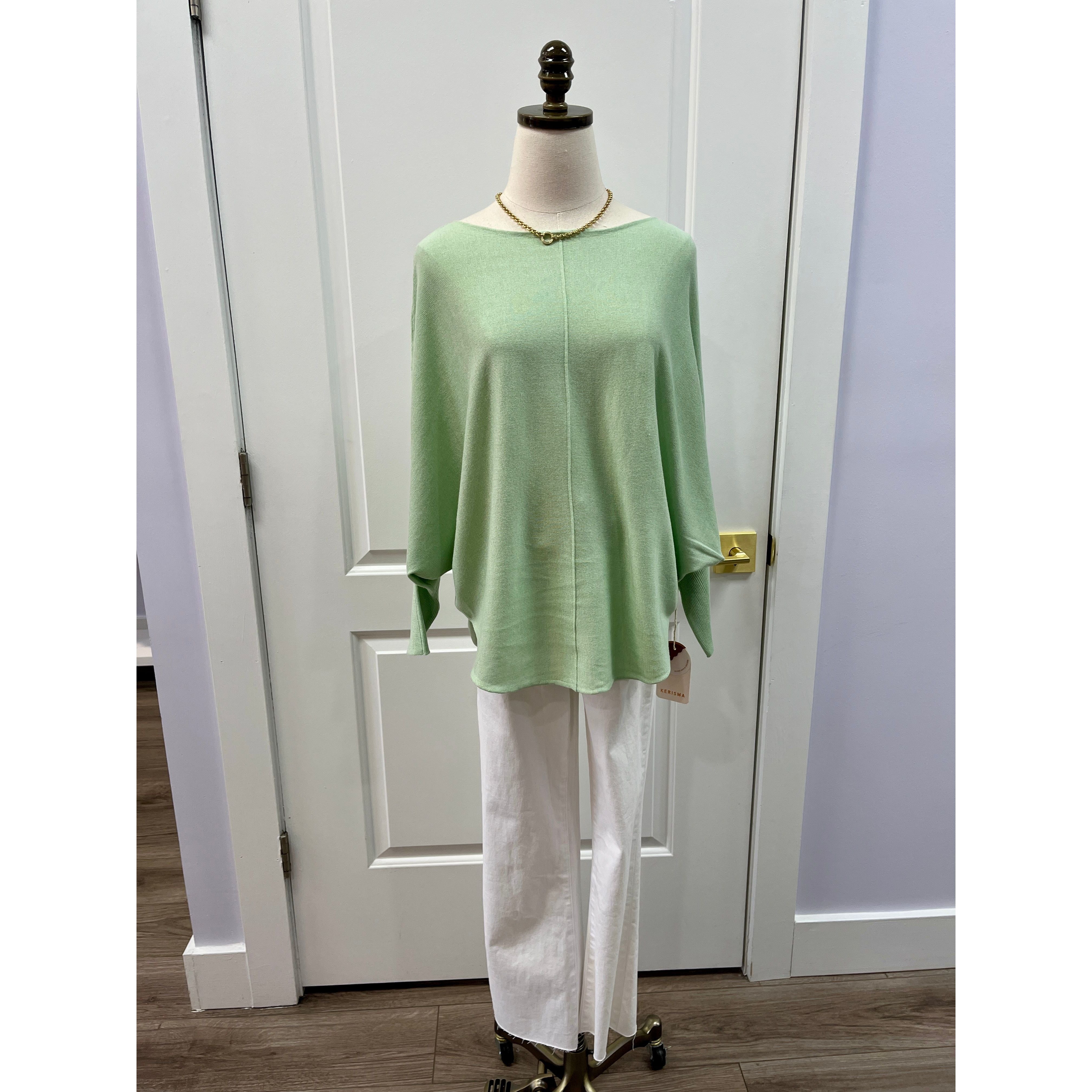 mint green kerisma lin sweater