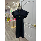 Navy Bleu Harper black dress