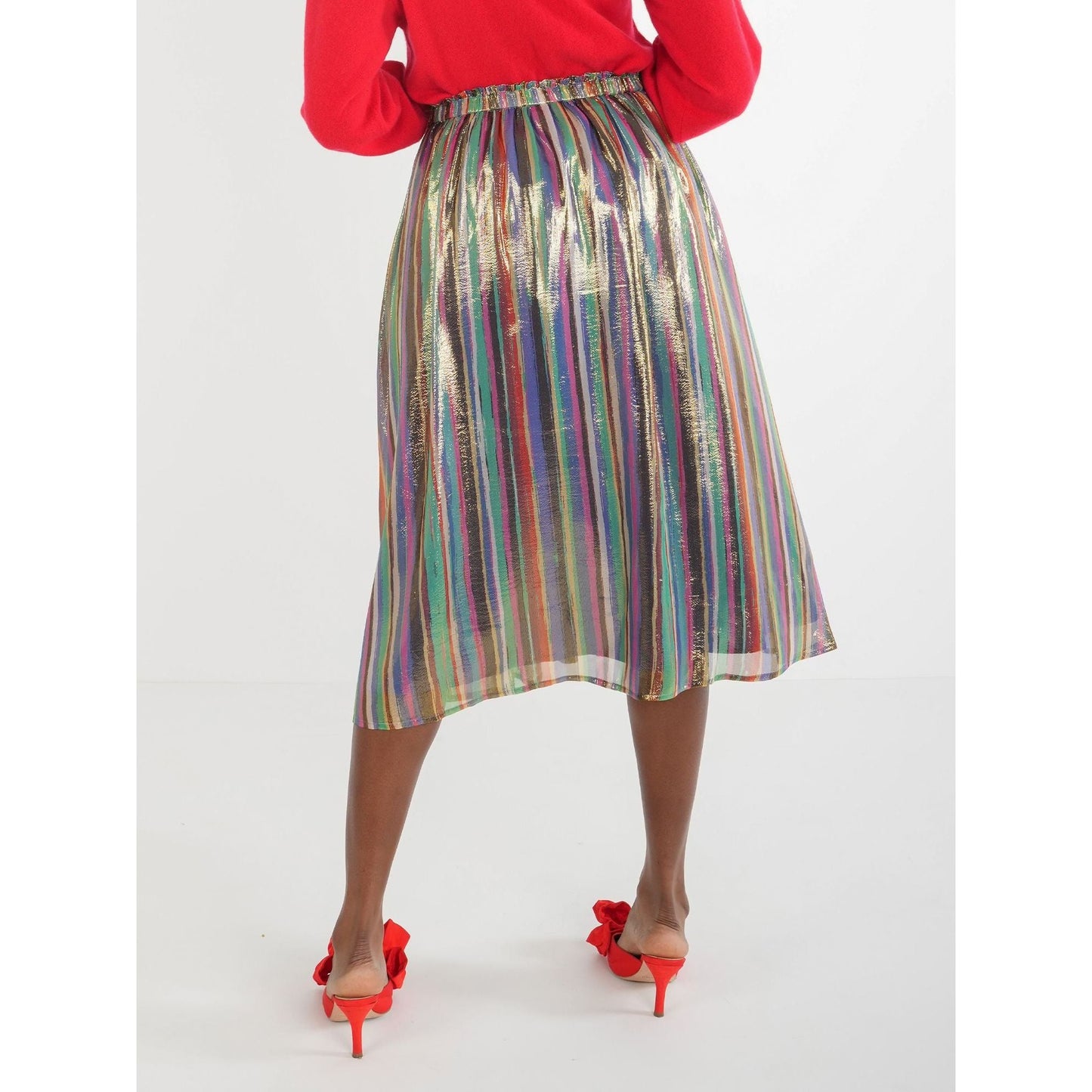 Pleated Midi skirt - Tinsel