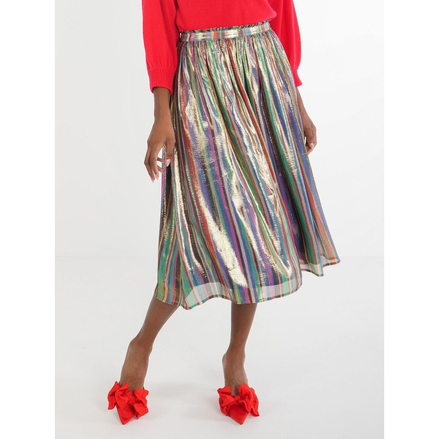 Pleated Midi skirt - Tinsel