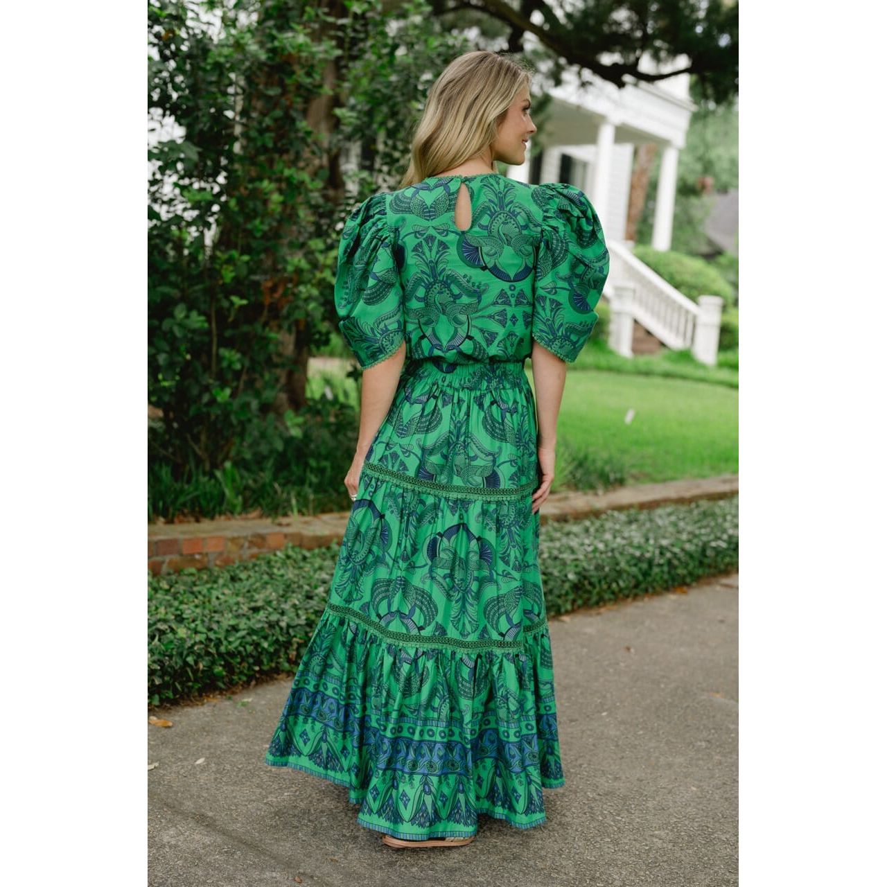 Savannah Skirt in Emerald Green