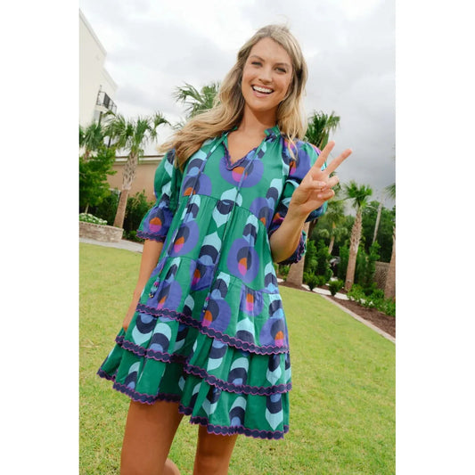 Tucker Dress in Emerald