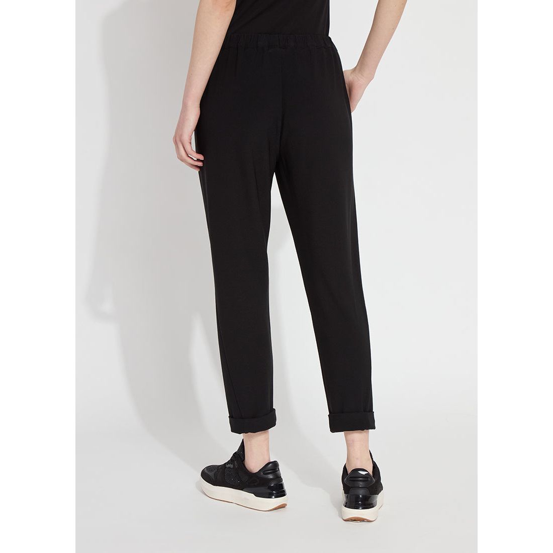 Julia Stretch Crepe Cuffed Jogger