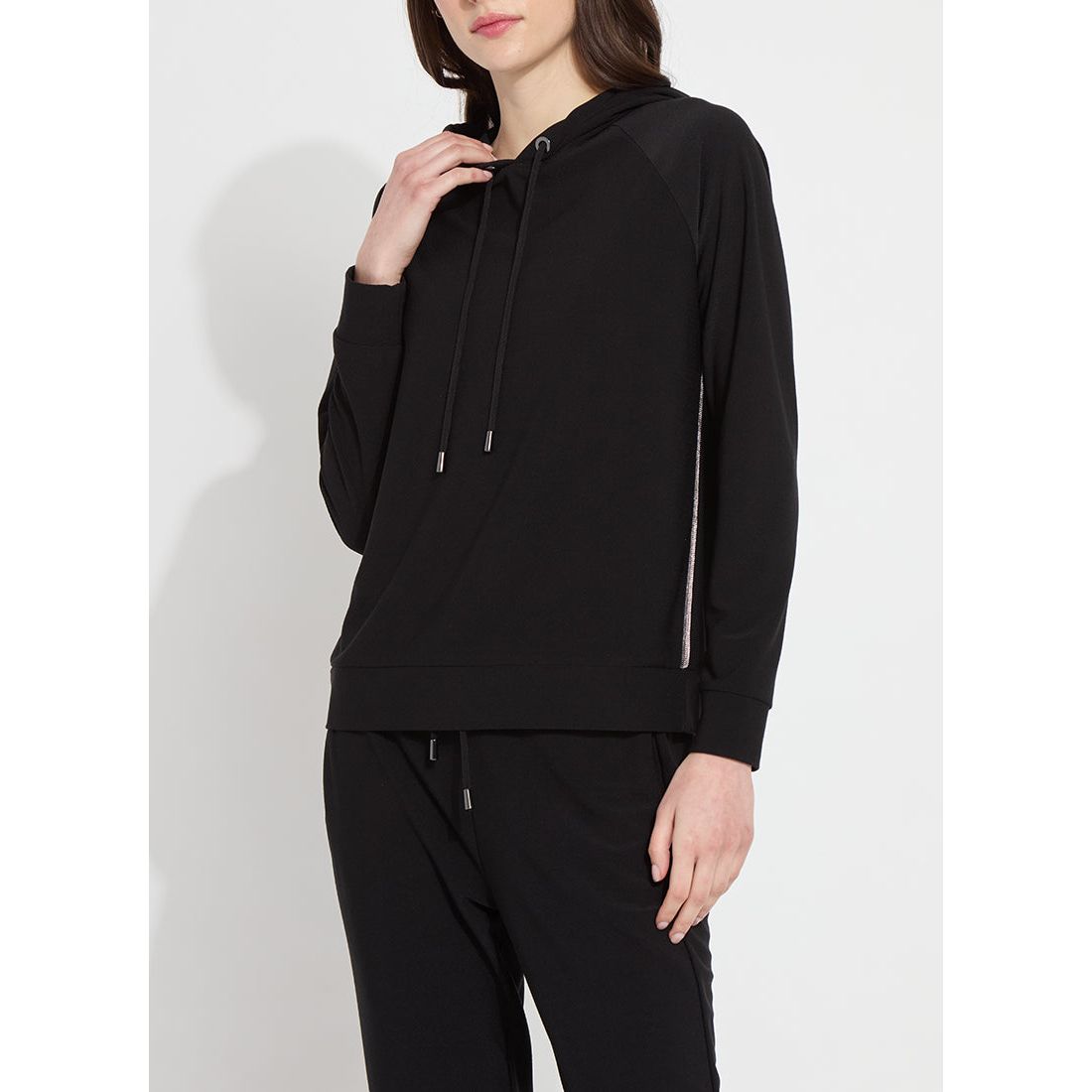 Julia Stretch Crepe Hoodie