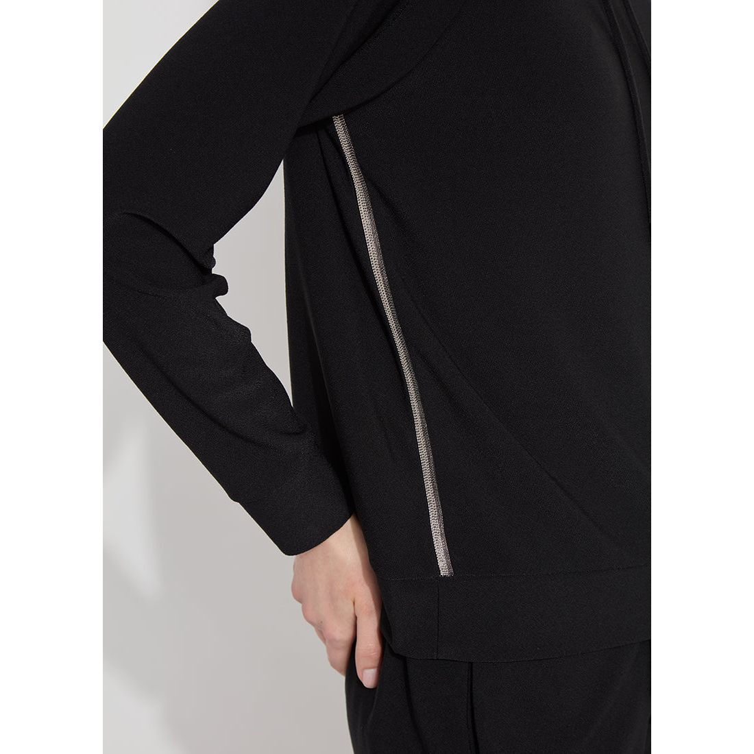 Julia Stretch Crepe Hoodie