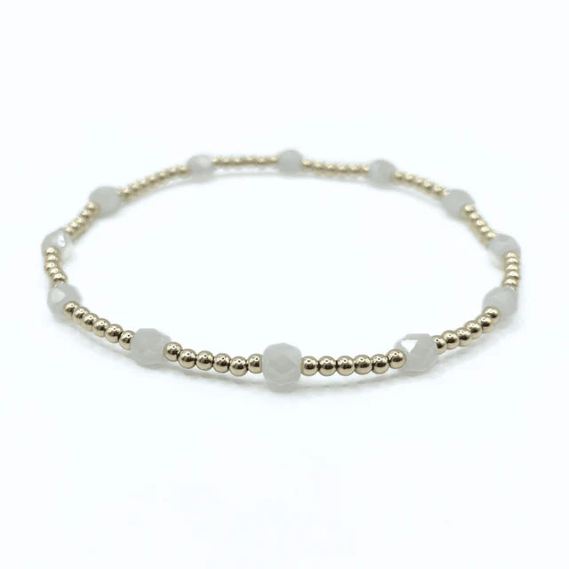 Game Day Gold-Filled & Natural Rice Pearls Waterproof Bracelets